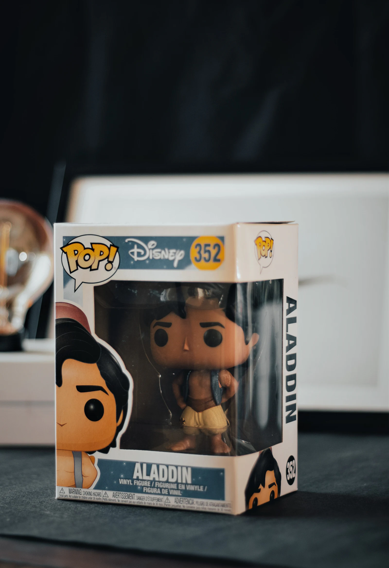 A boxed pop vinyl collectible figure