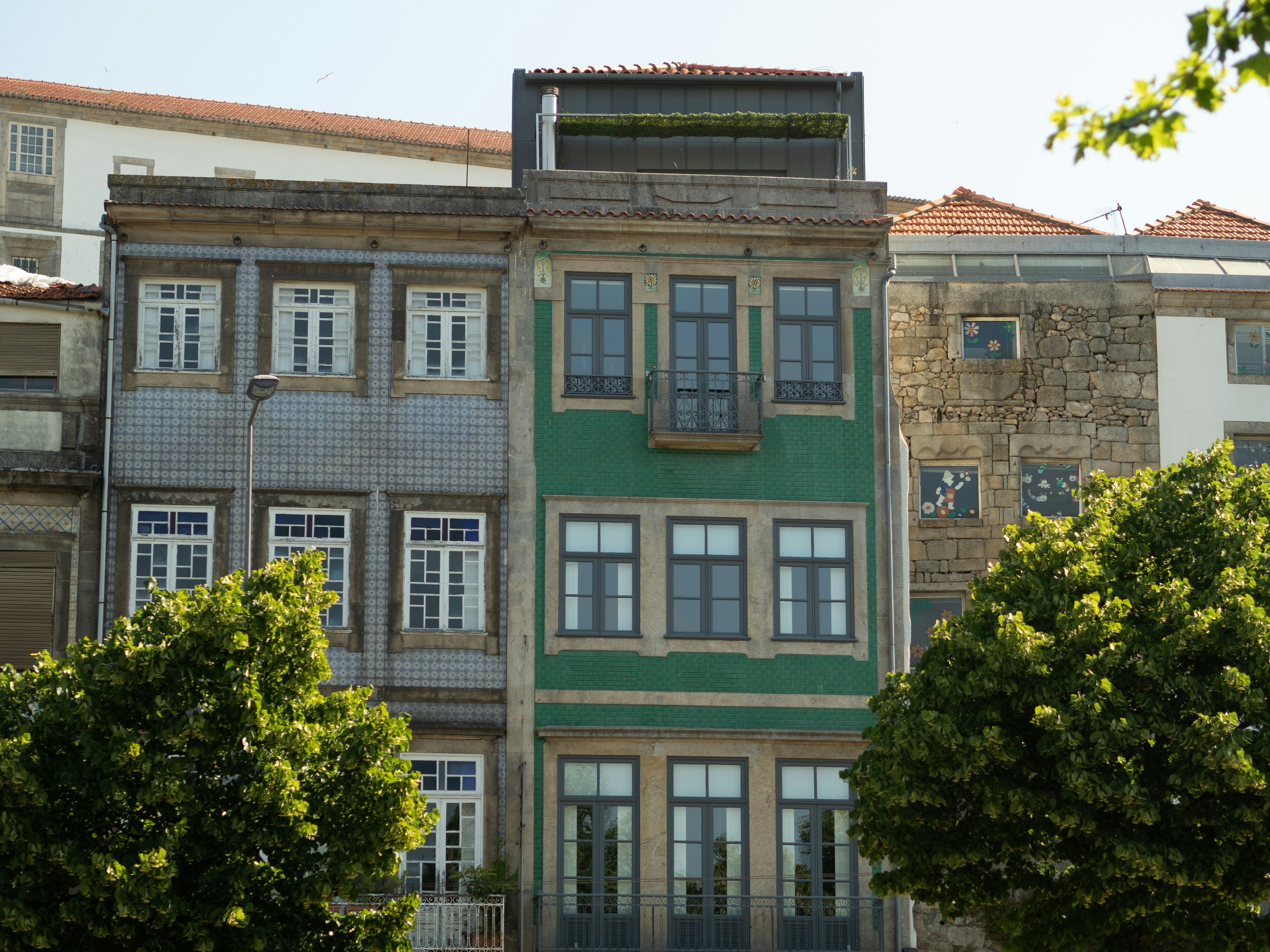 a building with a clock on the front of it