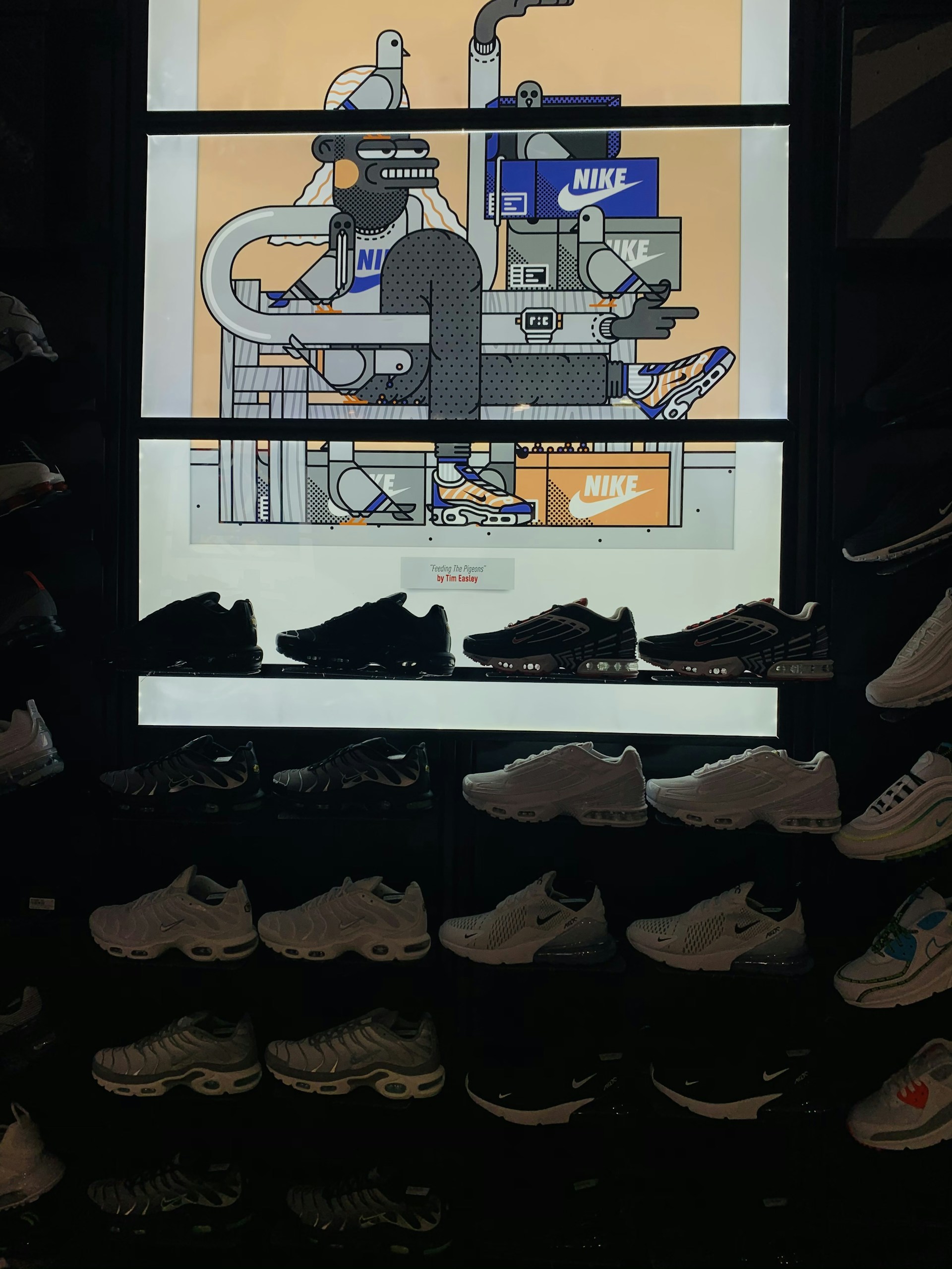 An eye-catching collection of discounted Nike and Jordan shoes on a stylish background.