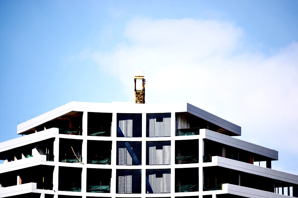 a tall building with a clock on top of it