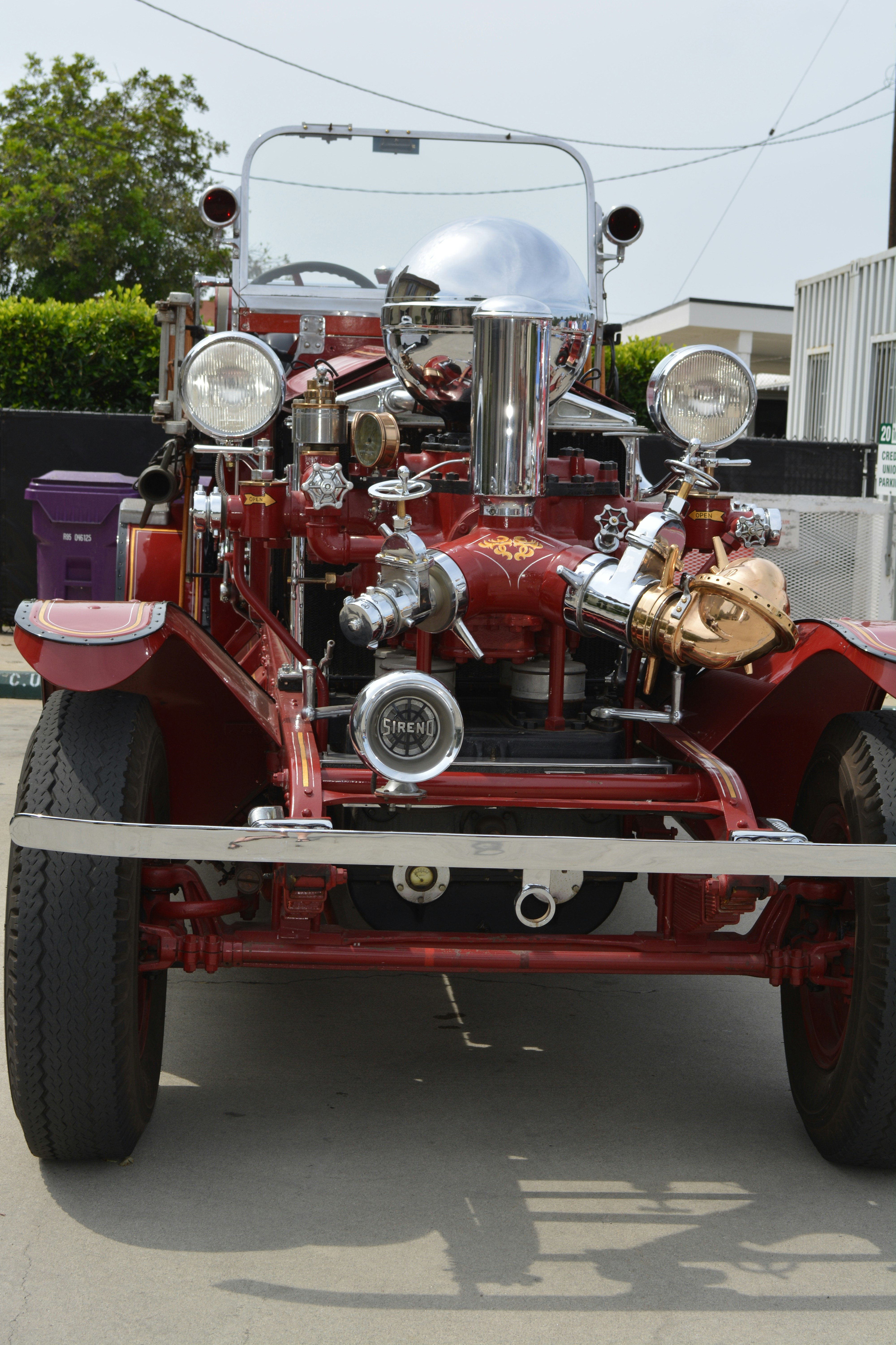red and black vintage car