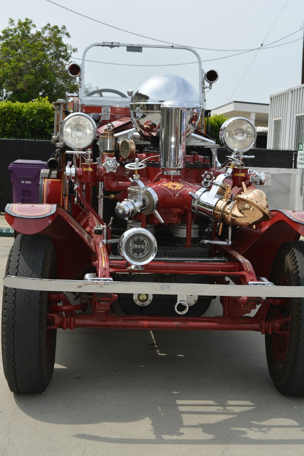 red and black vintage car