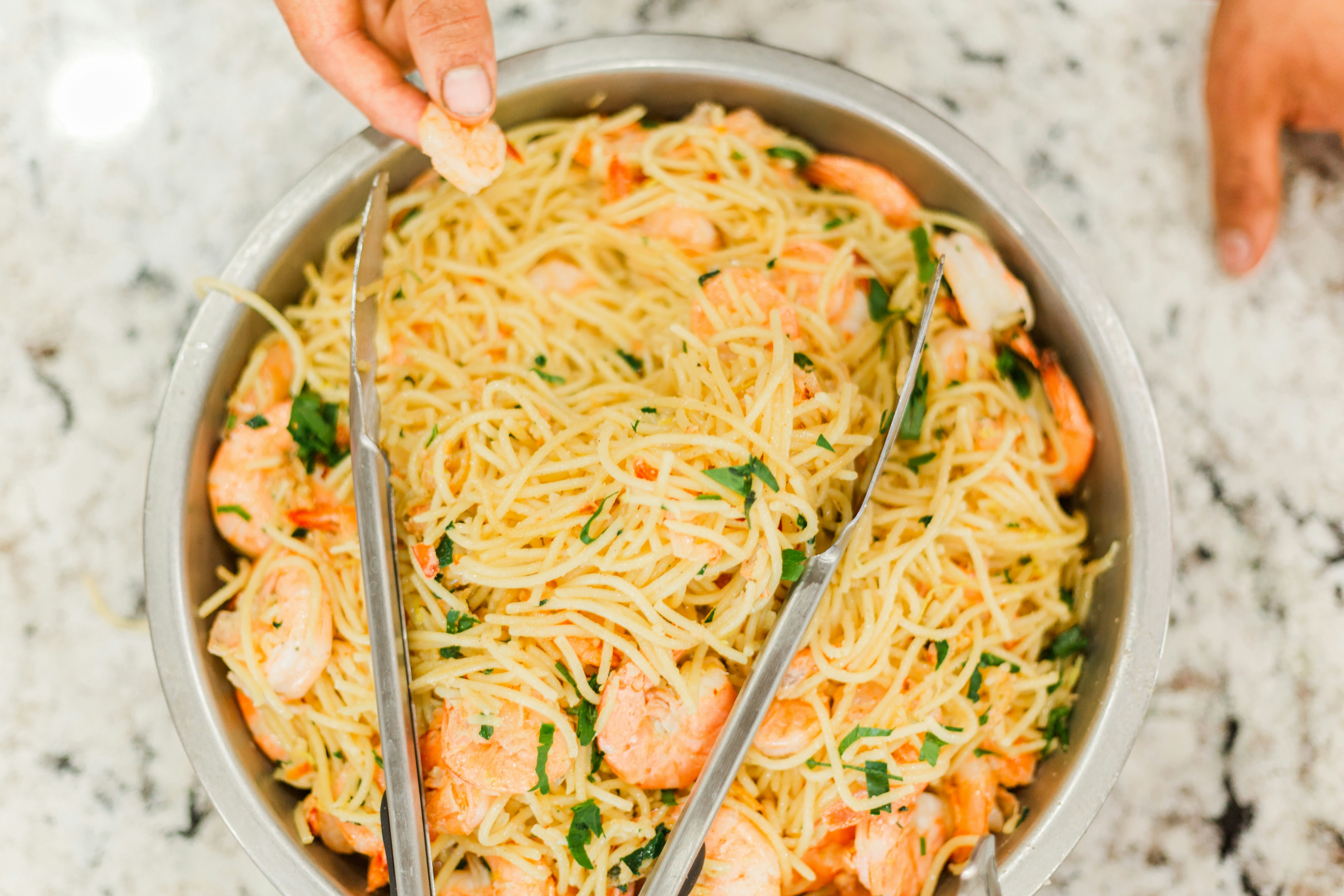 Shrimp Scampi with Pasta