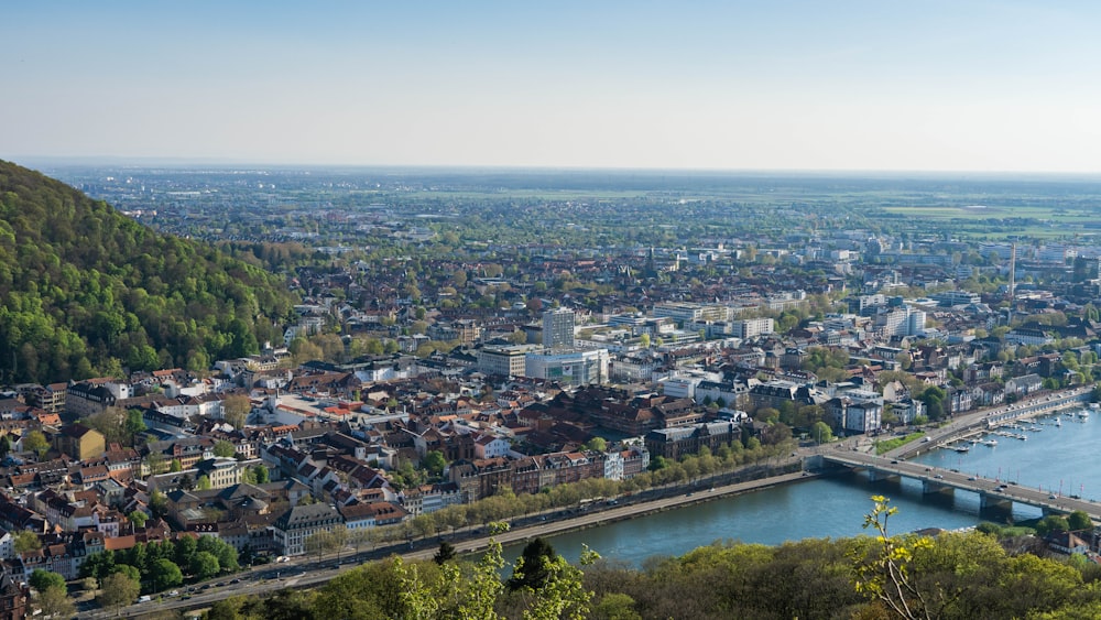 aerial view of city buildings during daytime