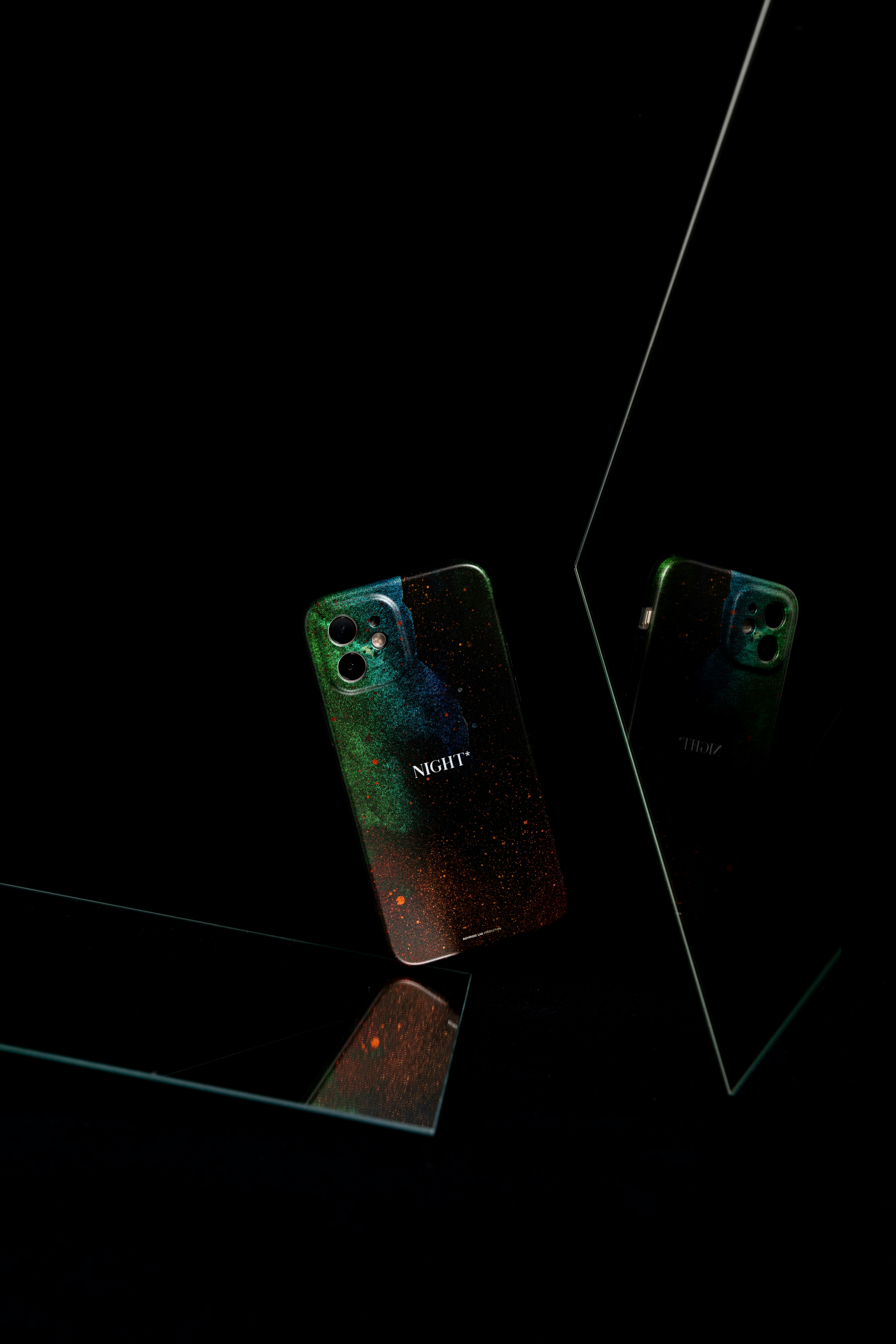 a cell phone sitting on top of a table