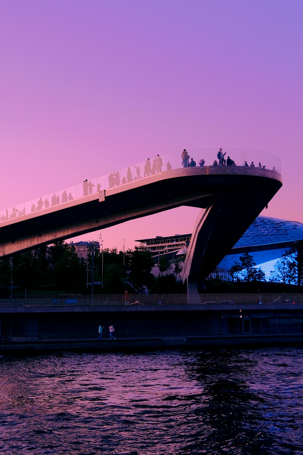 a large bridge over a body of water