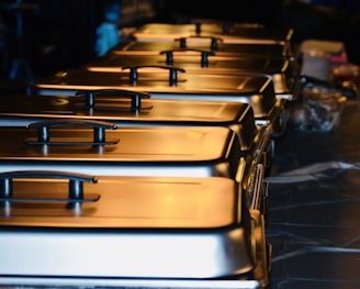 stainless steel catering pans