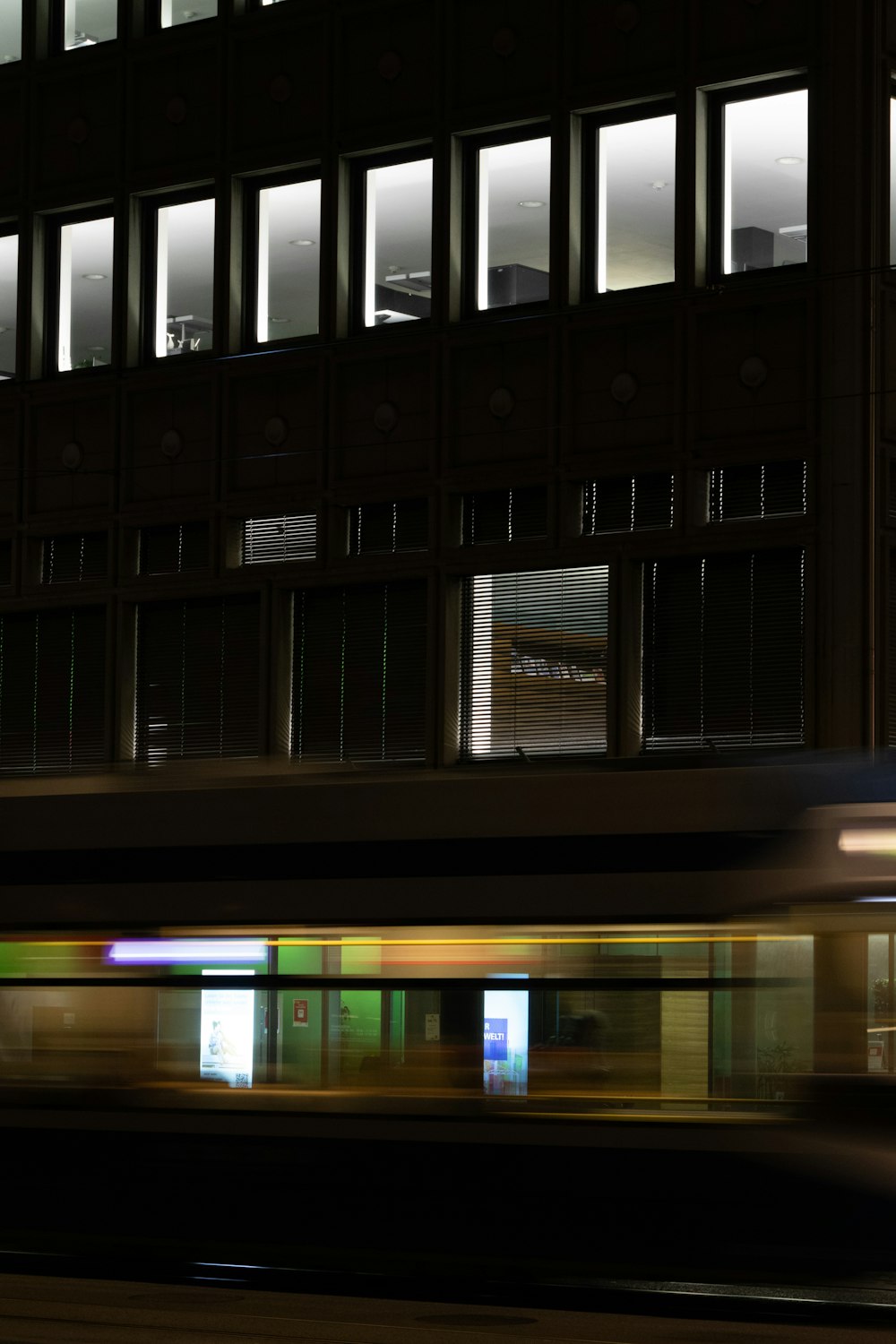 brown concrete building during night time