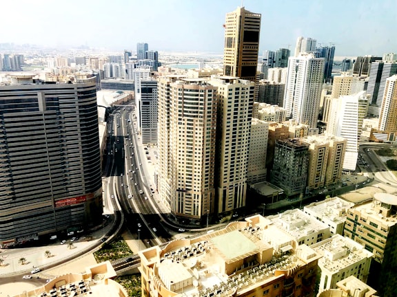 A skyline view of a bustling city, representing growth and opportunity.