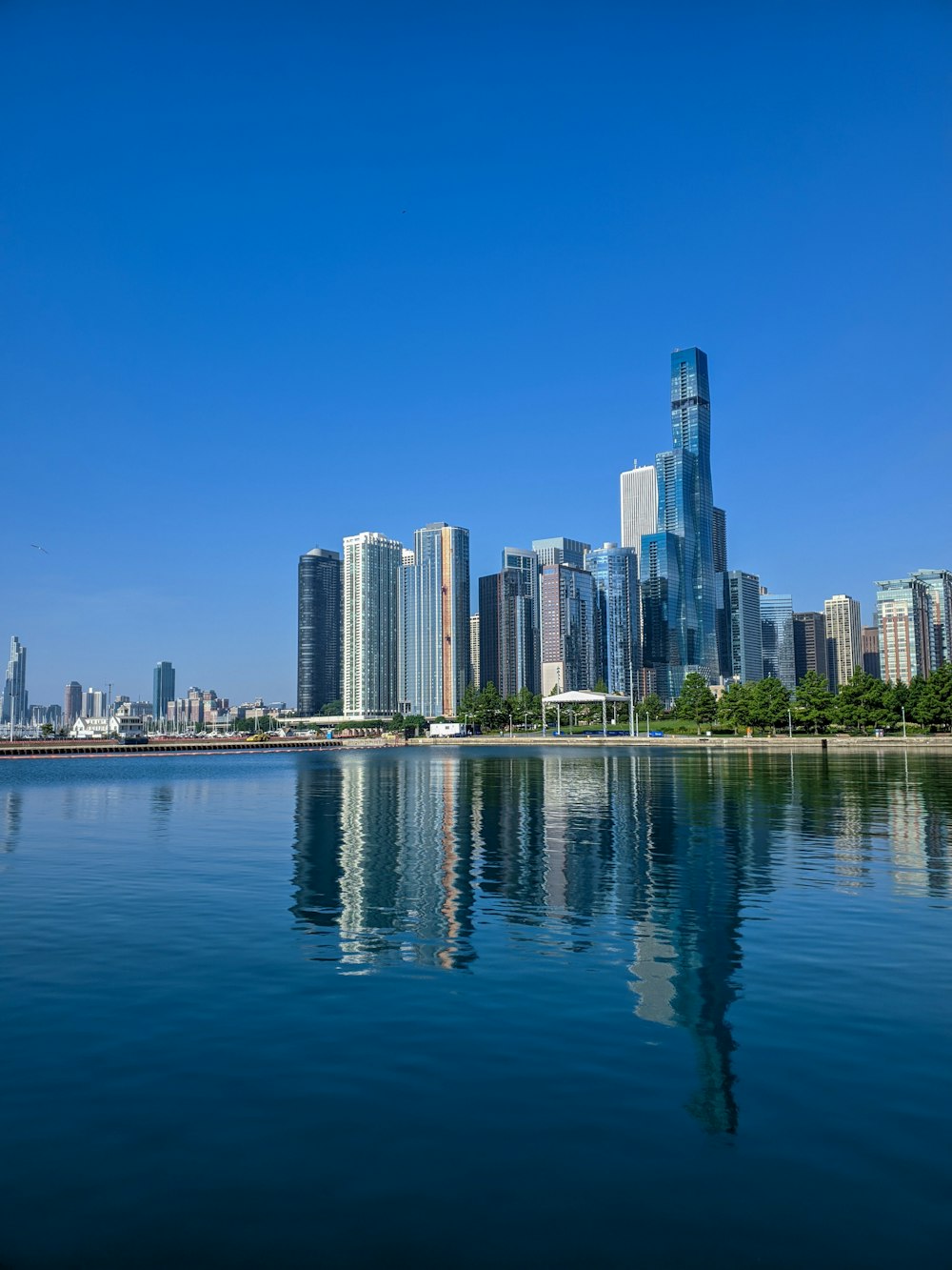 city skyline across body of water during daytime