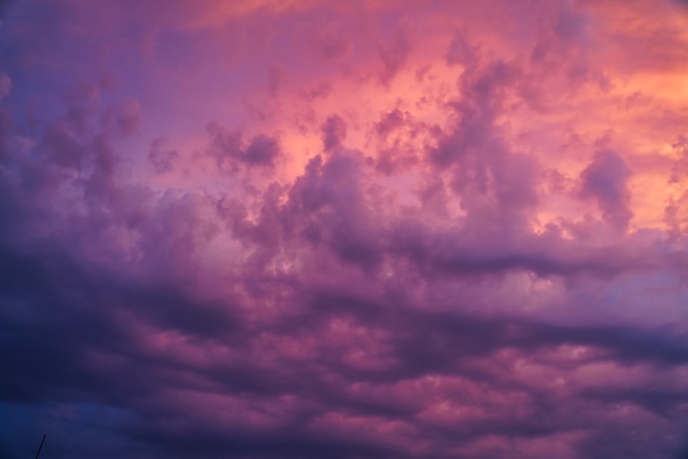 orange and black clouds during sunset