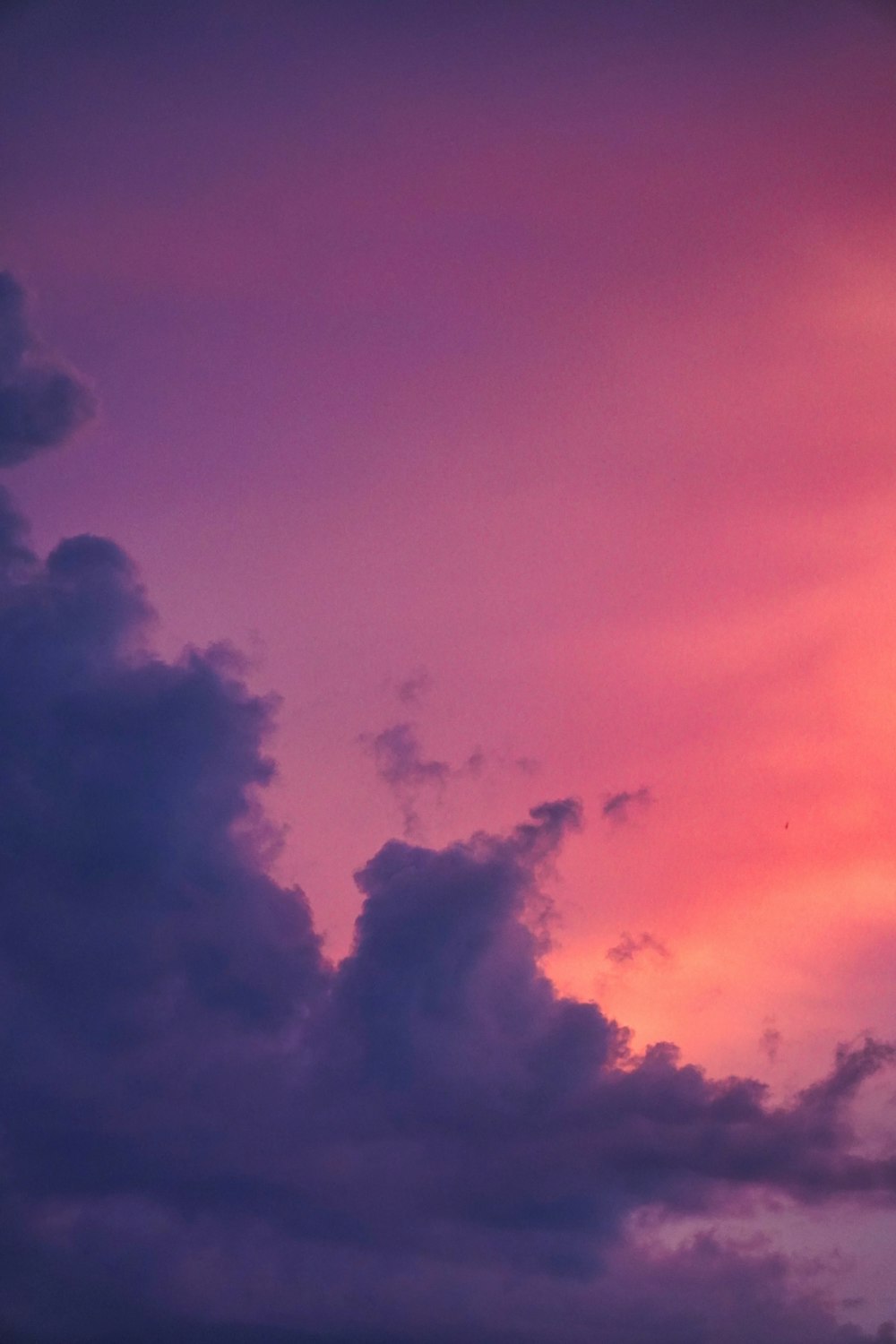 white clouds and blue sky