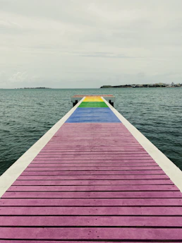 brown wooden dock on body of water during daytime