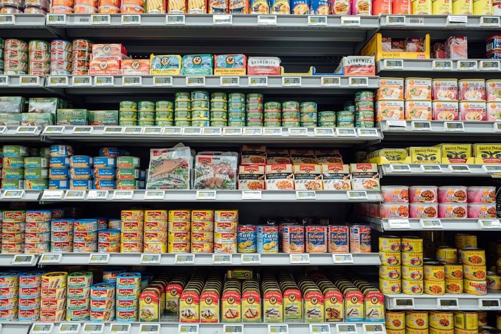 a grocery store filled with lots of different types of food