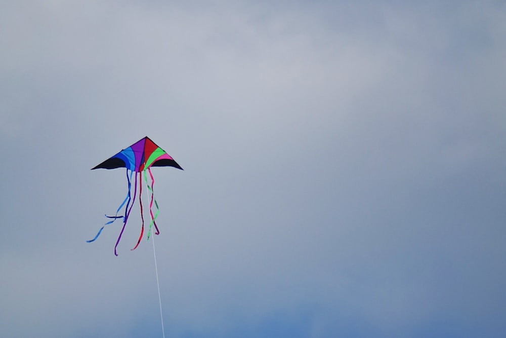 a kite that is flying in the sky