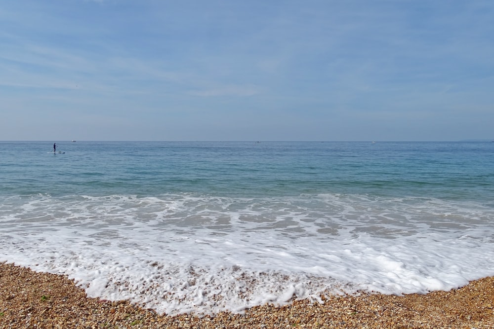 ビーチの海岸からの海の眺め