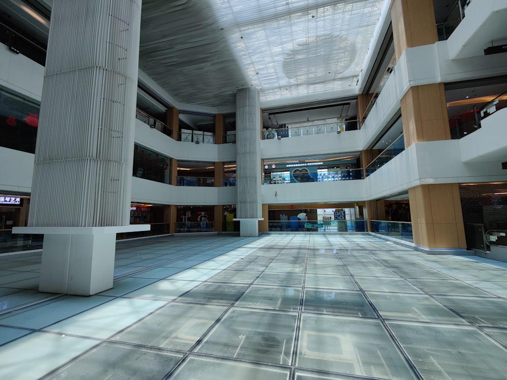 white and brown building interior