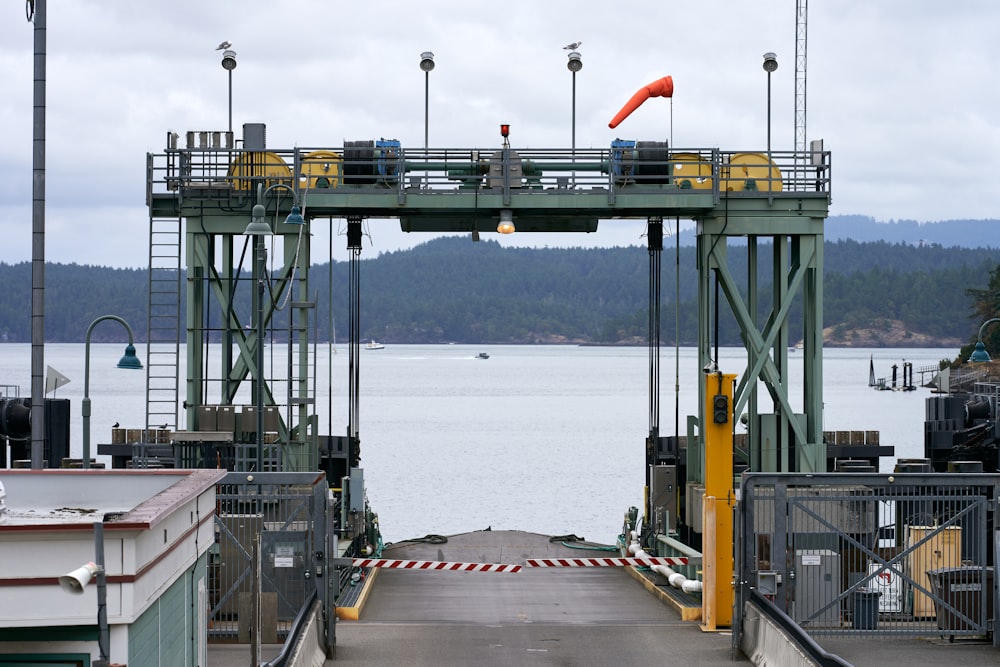 a large bridge over a large body of water