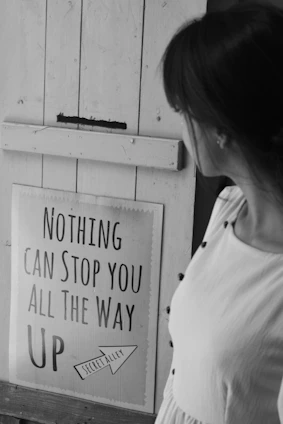 woman in white crew neck shirt