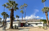 A modern Las Vegas home with desert landscaping under a clear blue sky.