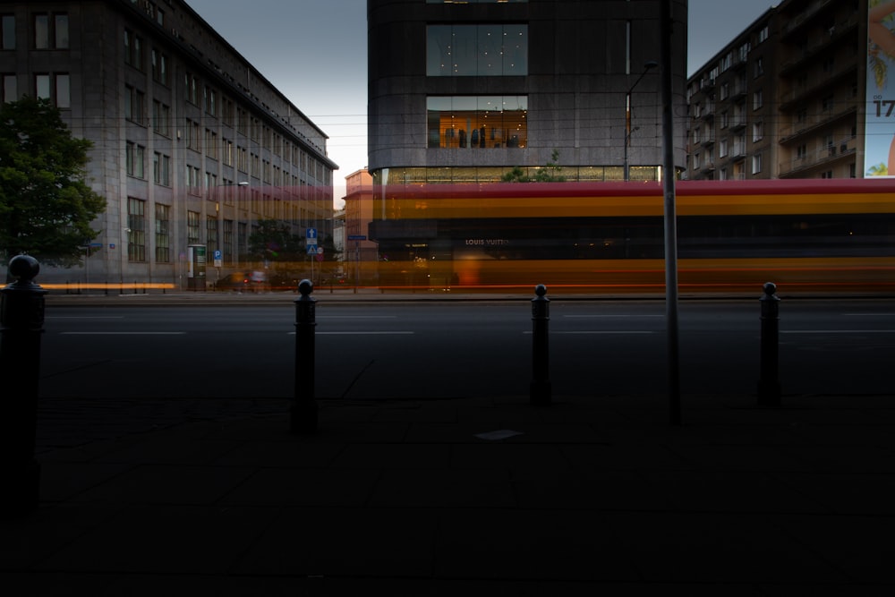 time lapse photography of cars on road during night time