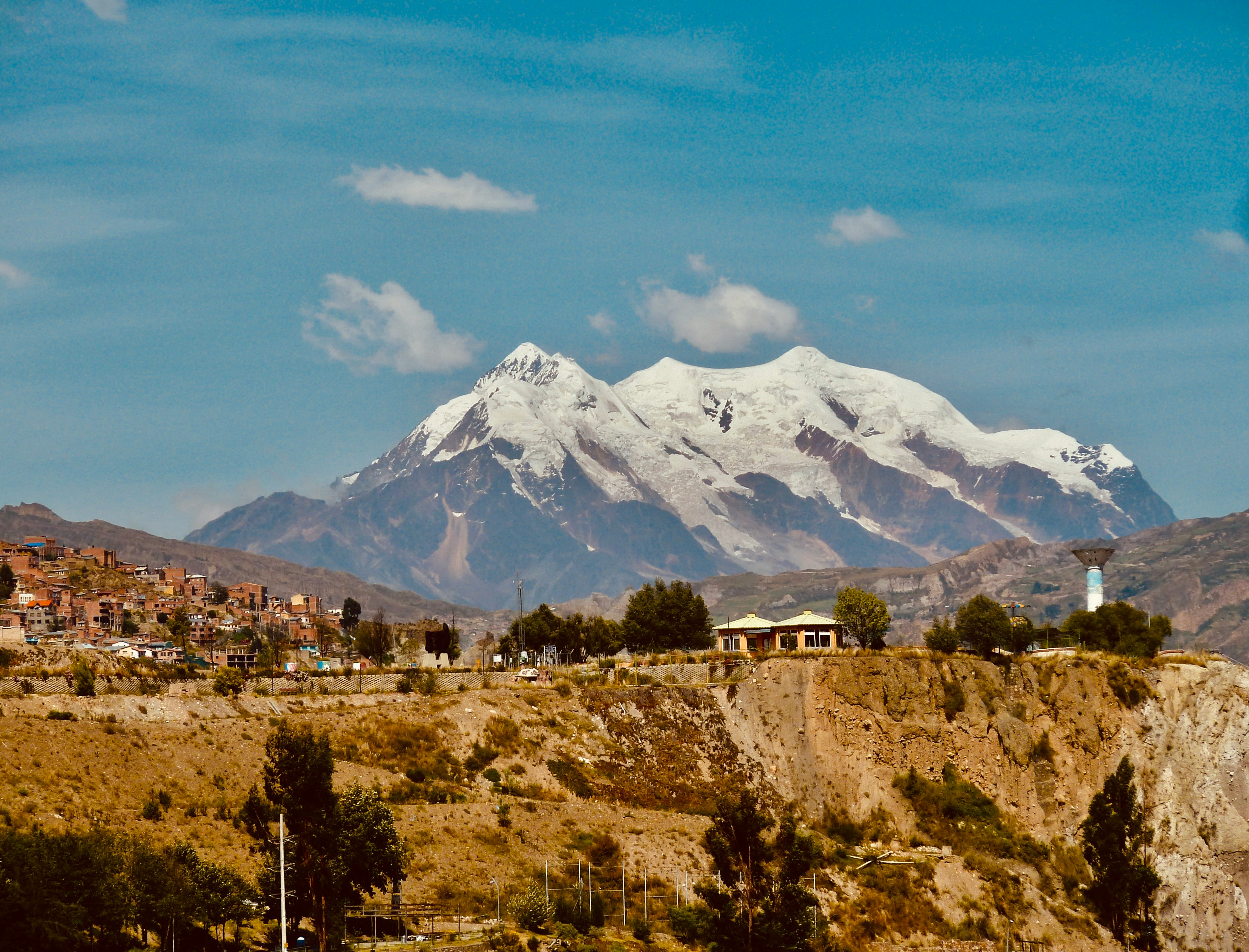 white and black mountain under blue sky during daytime