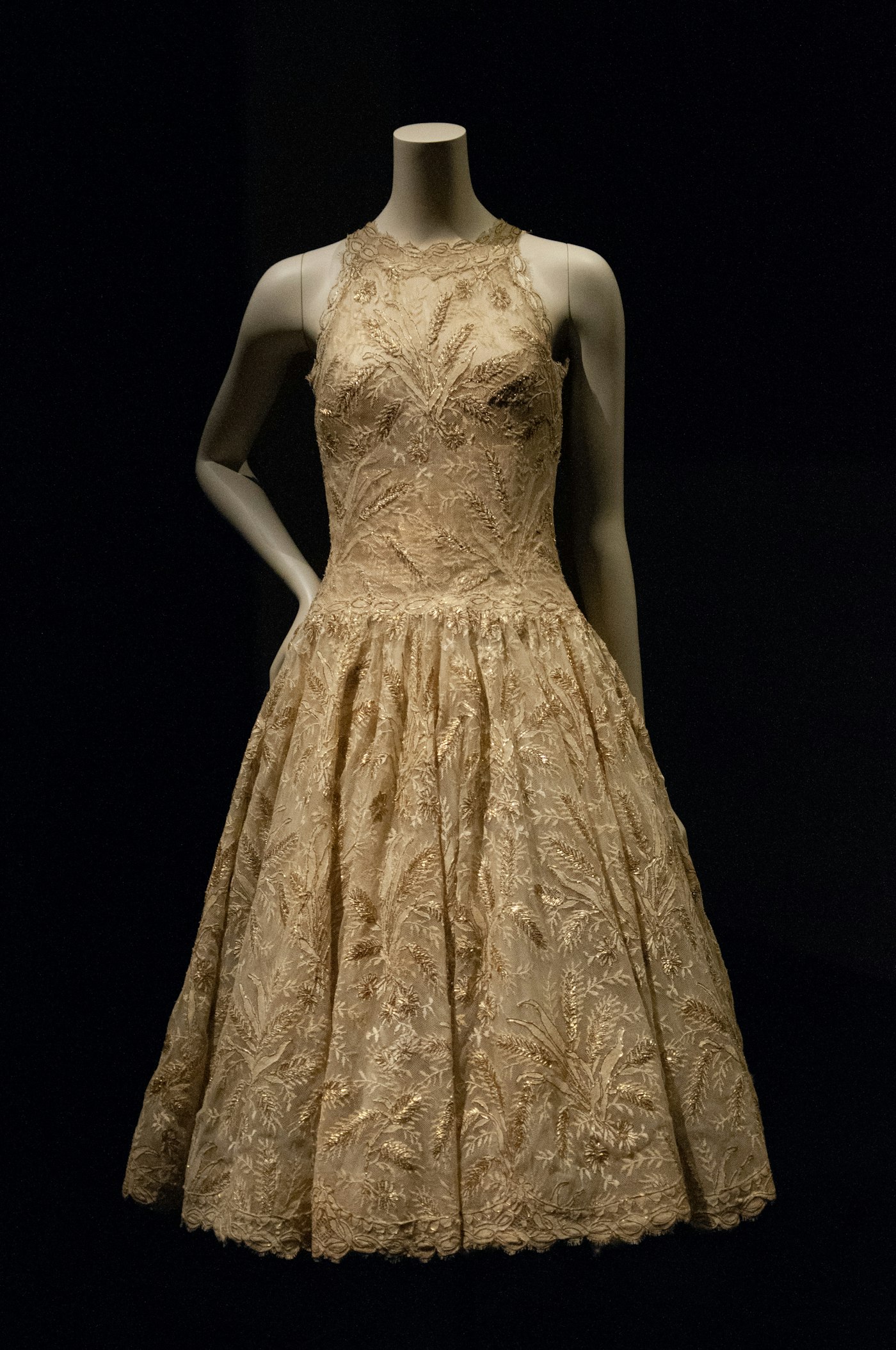 Bride in an elegant wedding gown