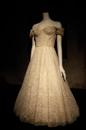 woman in white floral dress