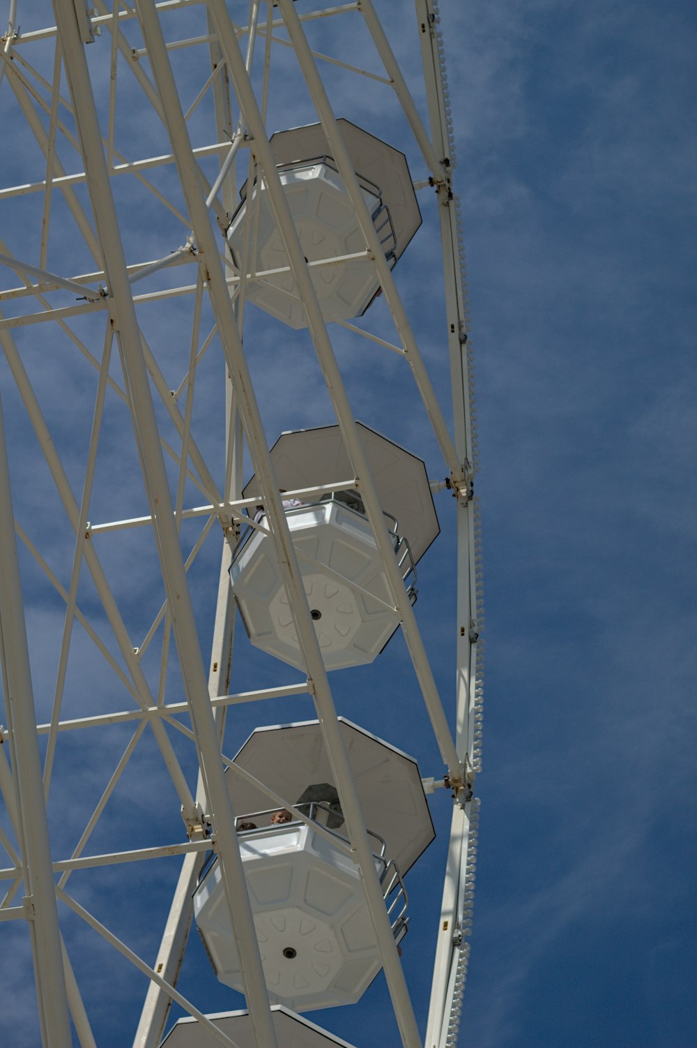 white and gray satellite dish under blue sky during daytime