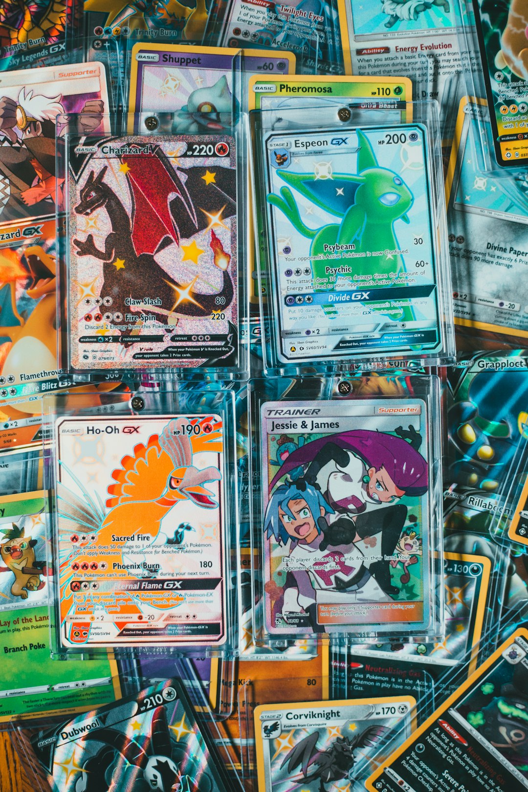 pokemon trading card collection in pack