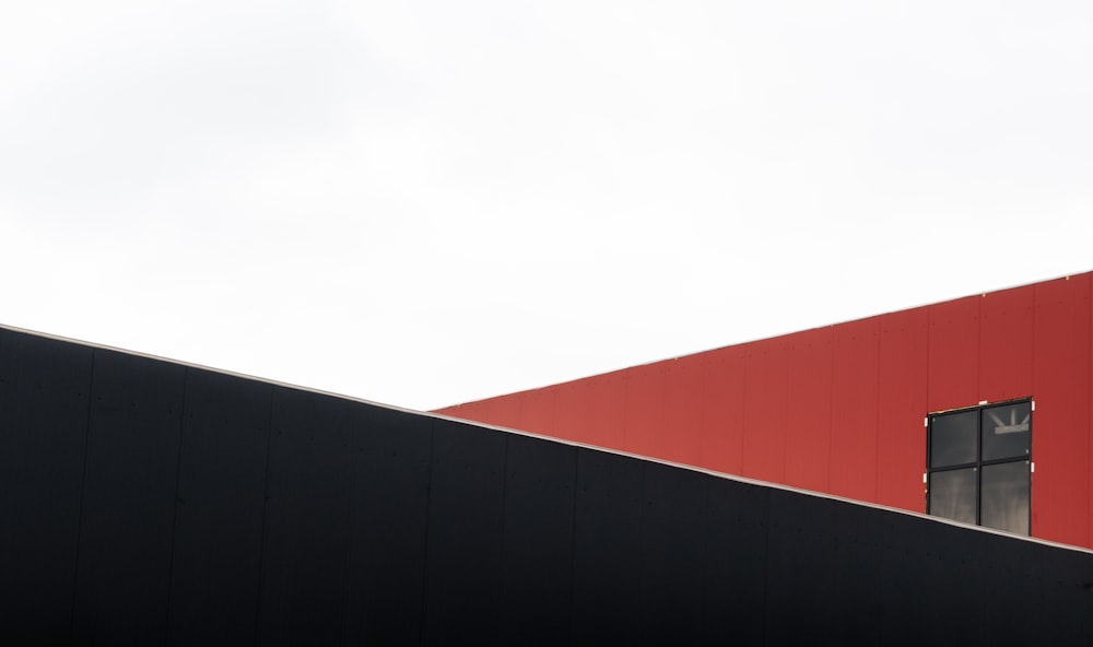 red and black concrete wall
