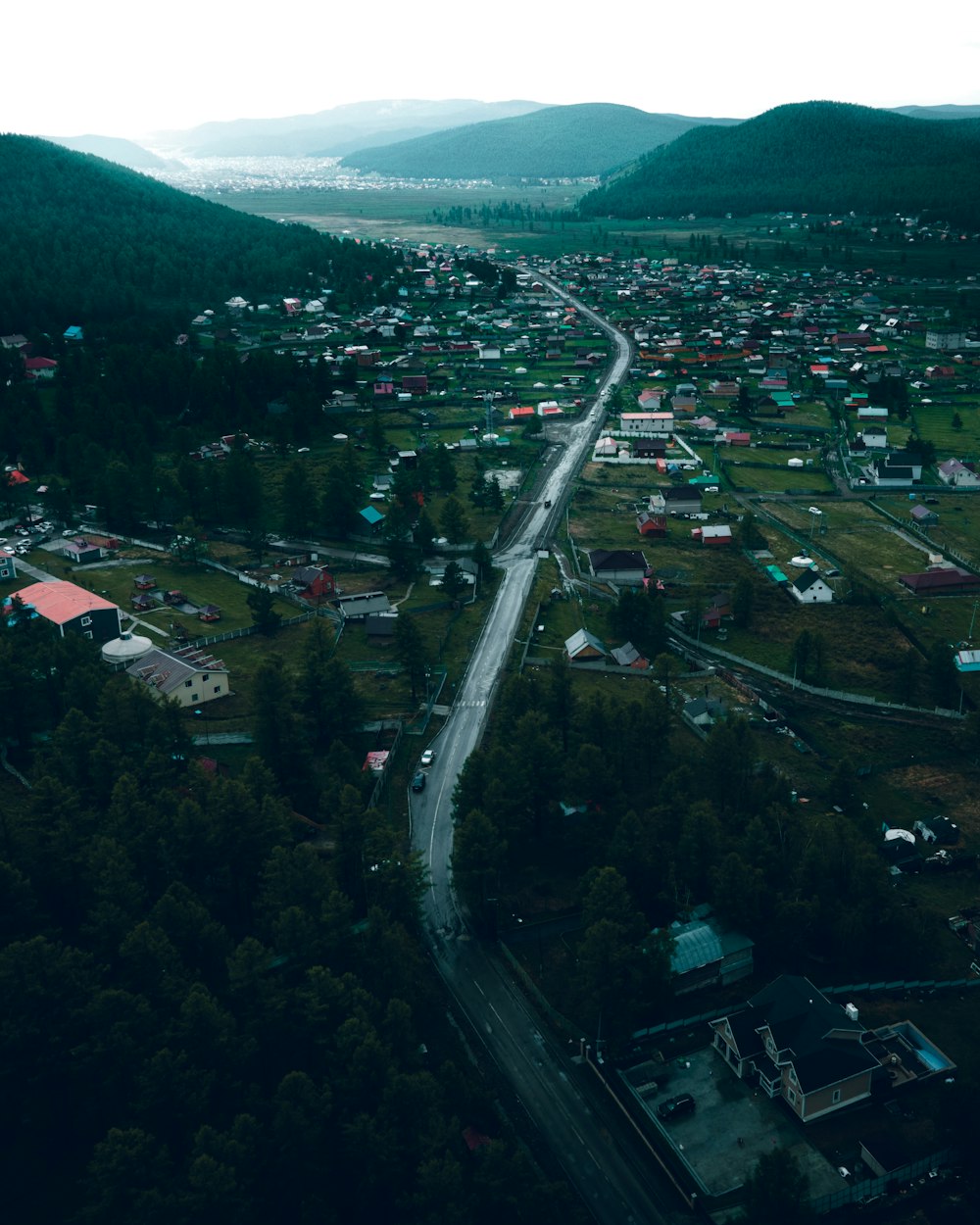 aerial view of city during daytime