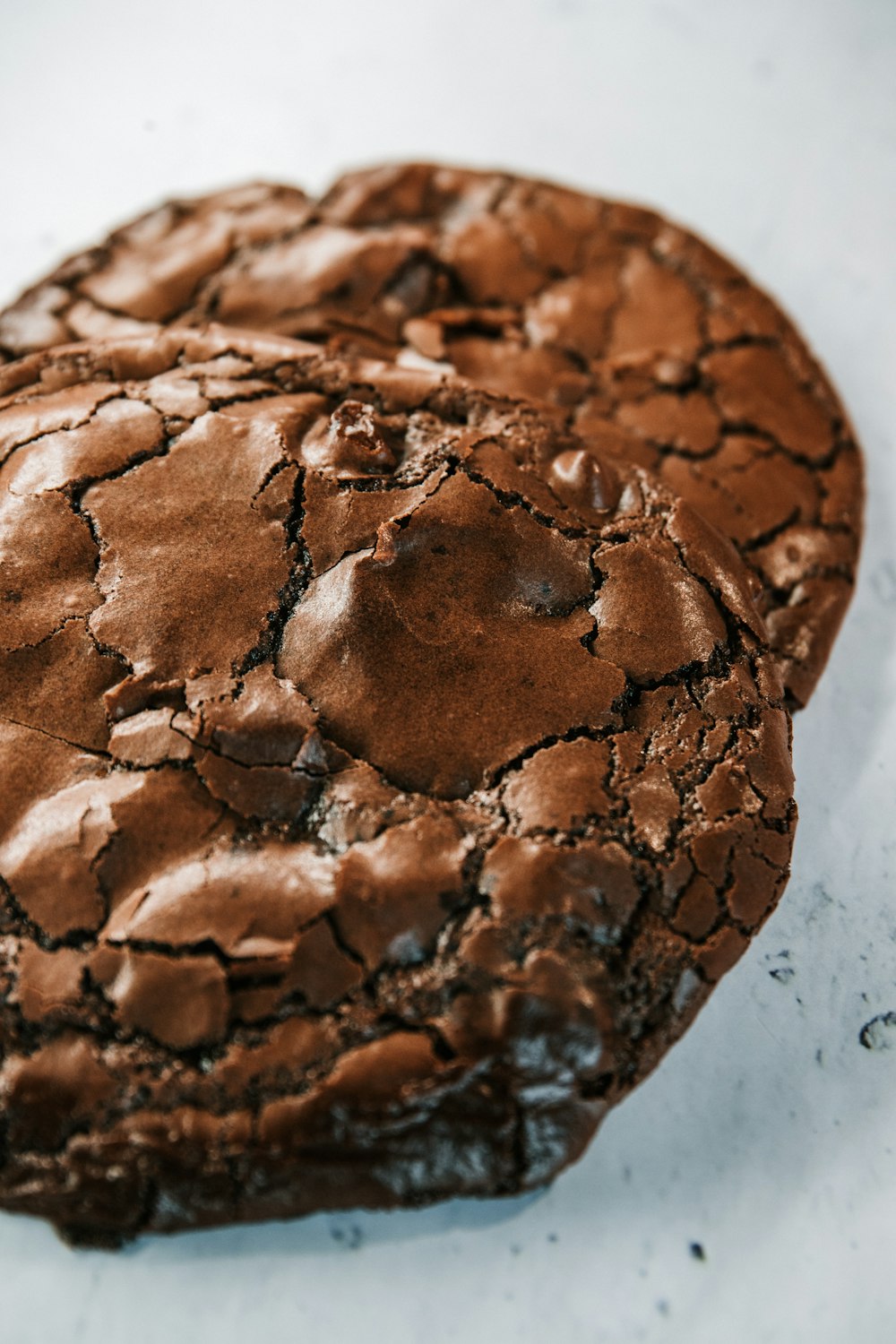 brown bread on white table