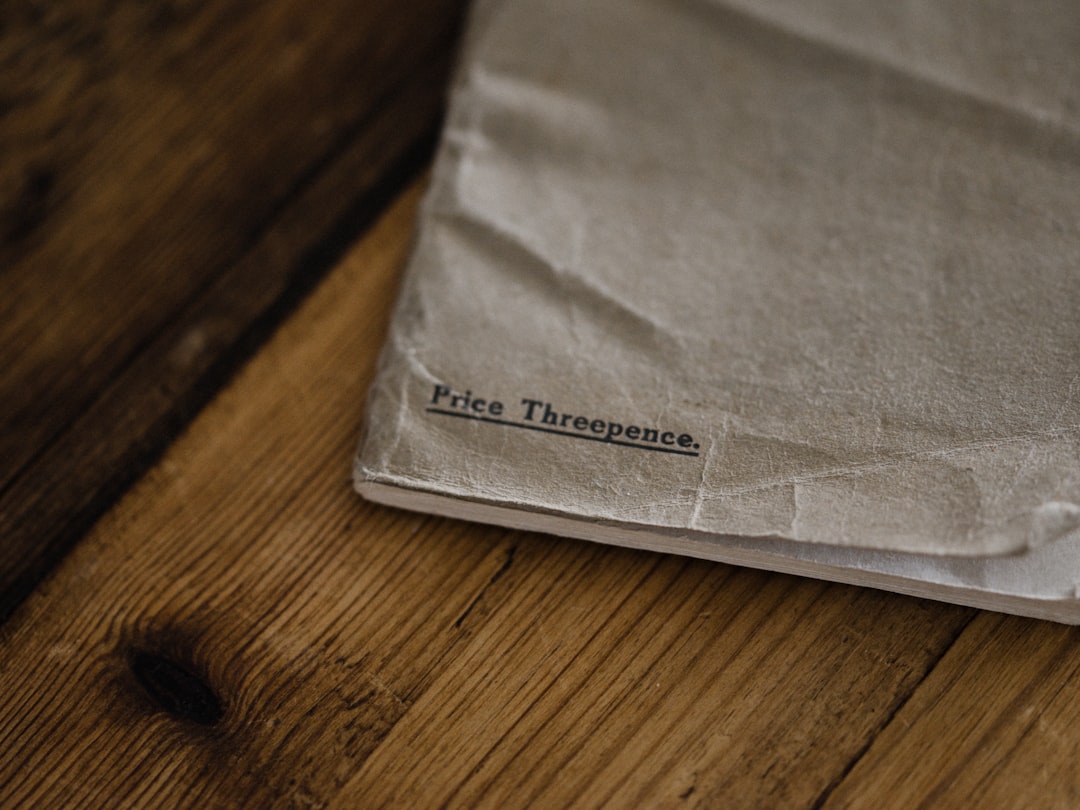 white envelope on brown wooden table