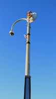 white and silver street light