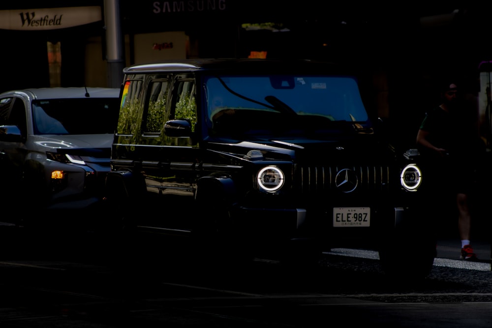 black mercedes benz g class