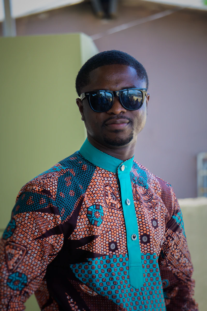Chemise homme en wax