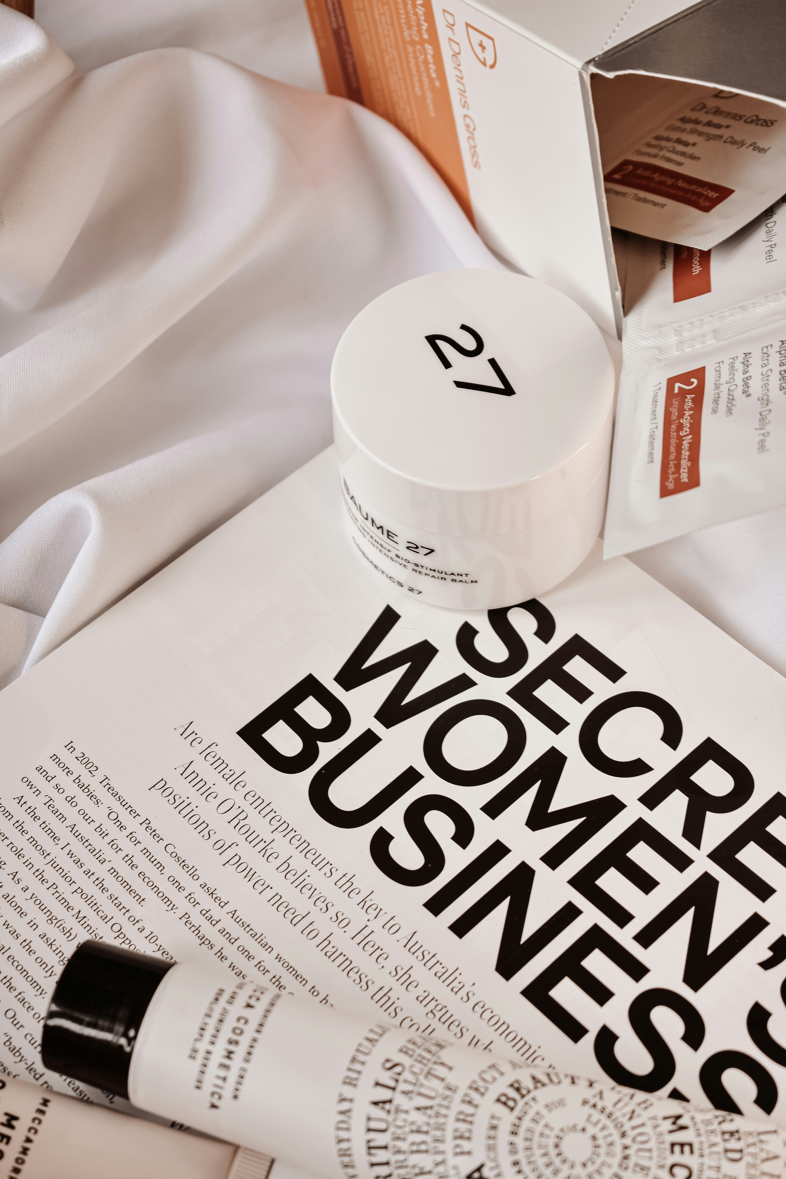 woman holding dried flower