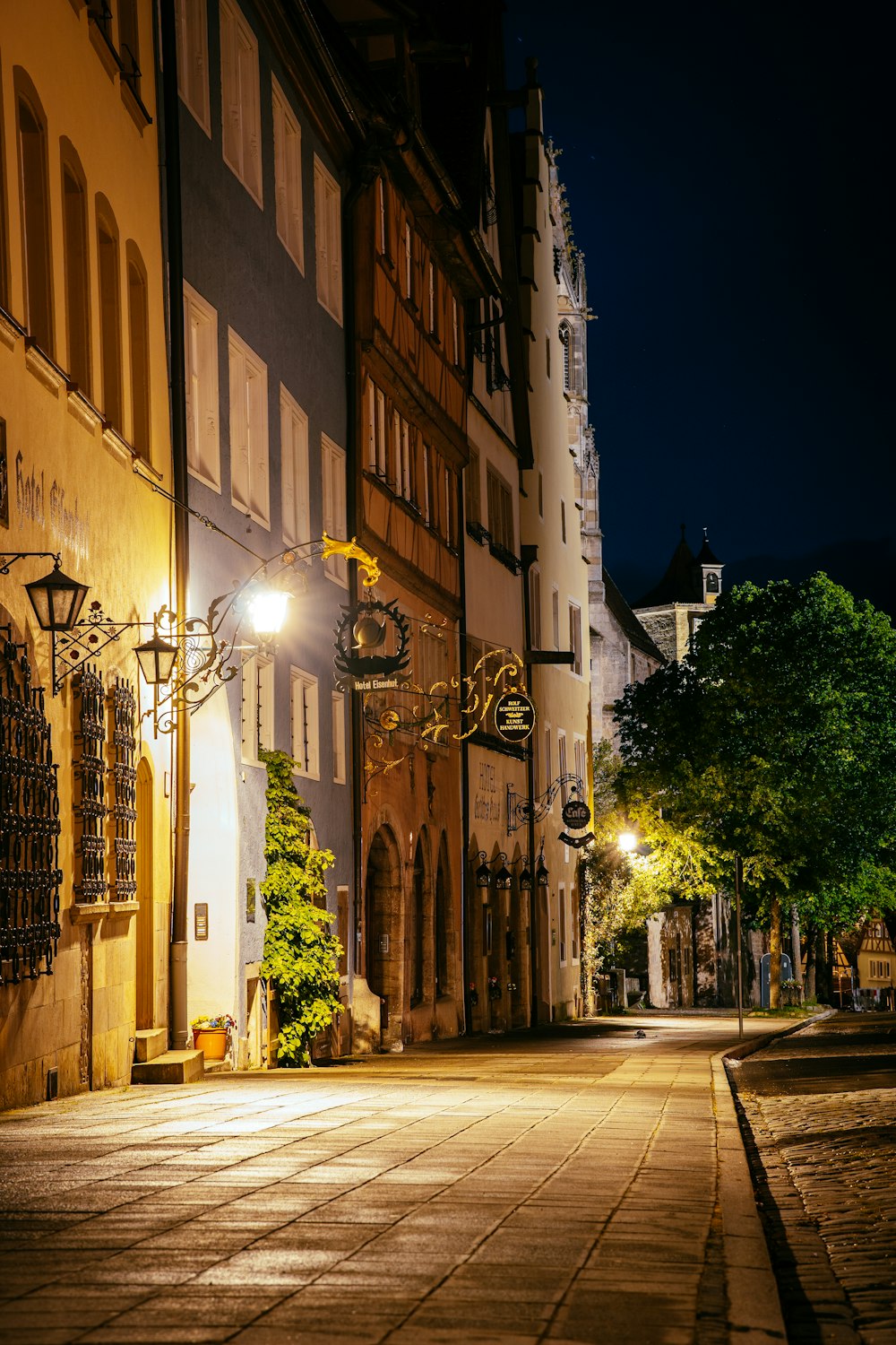 white and brown concrete building during nighttime