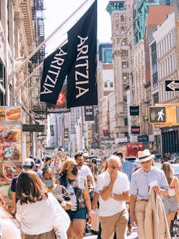 A vibrant street scene in Vancouver showcasing the energy of the Pink Diamond Collective.