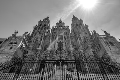 Catedral de Santiago de Compostela - 从 Plaza do Obradoiro, Spain