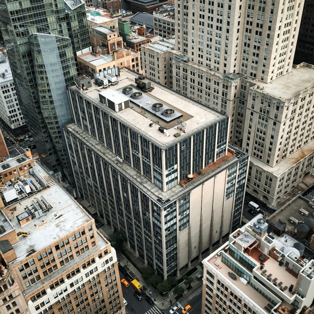 aerial view of city buildings during daytime