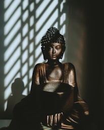 bronze buddha statue