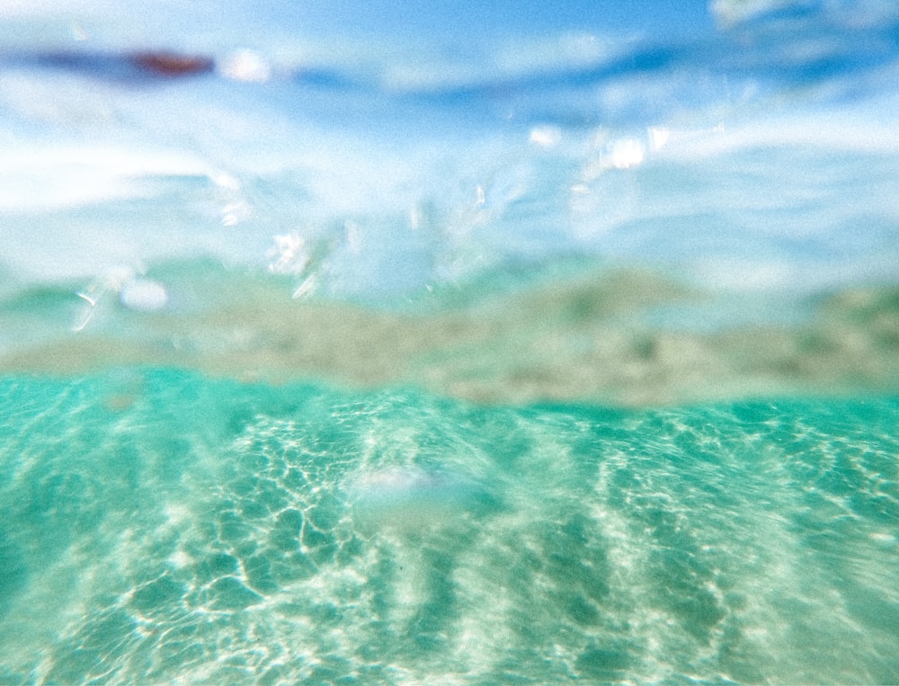 water wave in close up photography