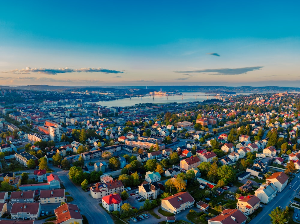 aerial view of city during daytime