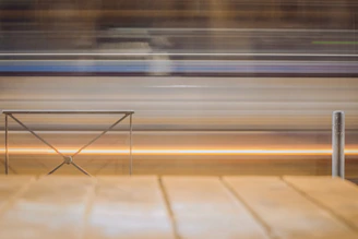 time lapse photography of a train