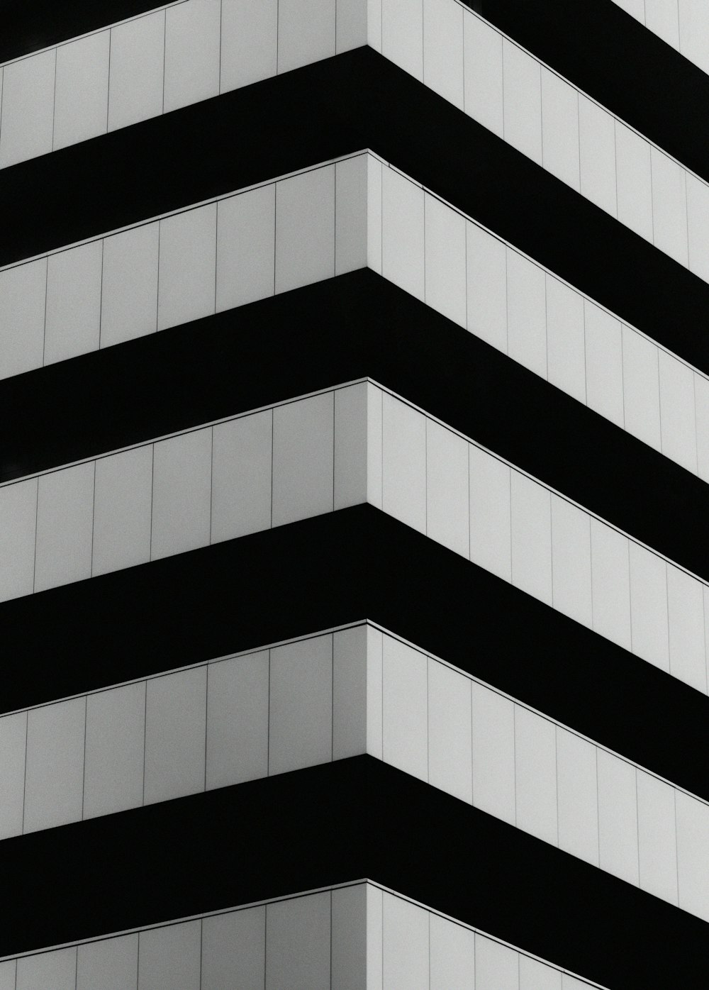 black and white concrete building