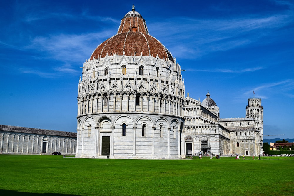 white and brown dome building