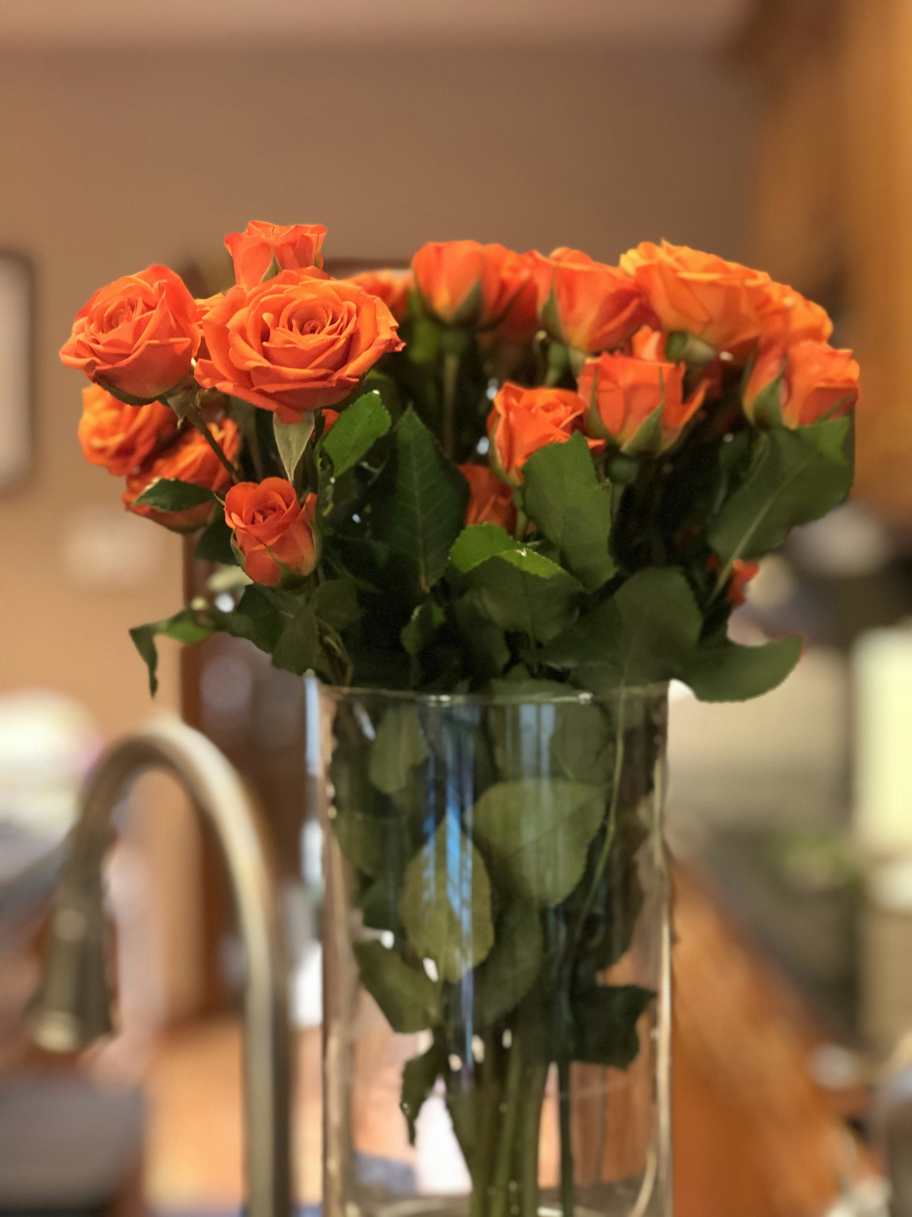 Sunset Rose Bouquet