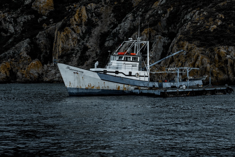 white and black boat on body of water during daytime